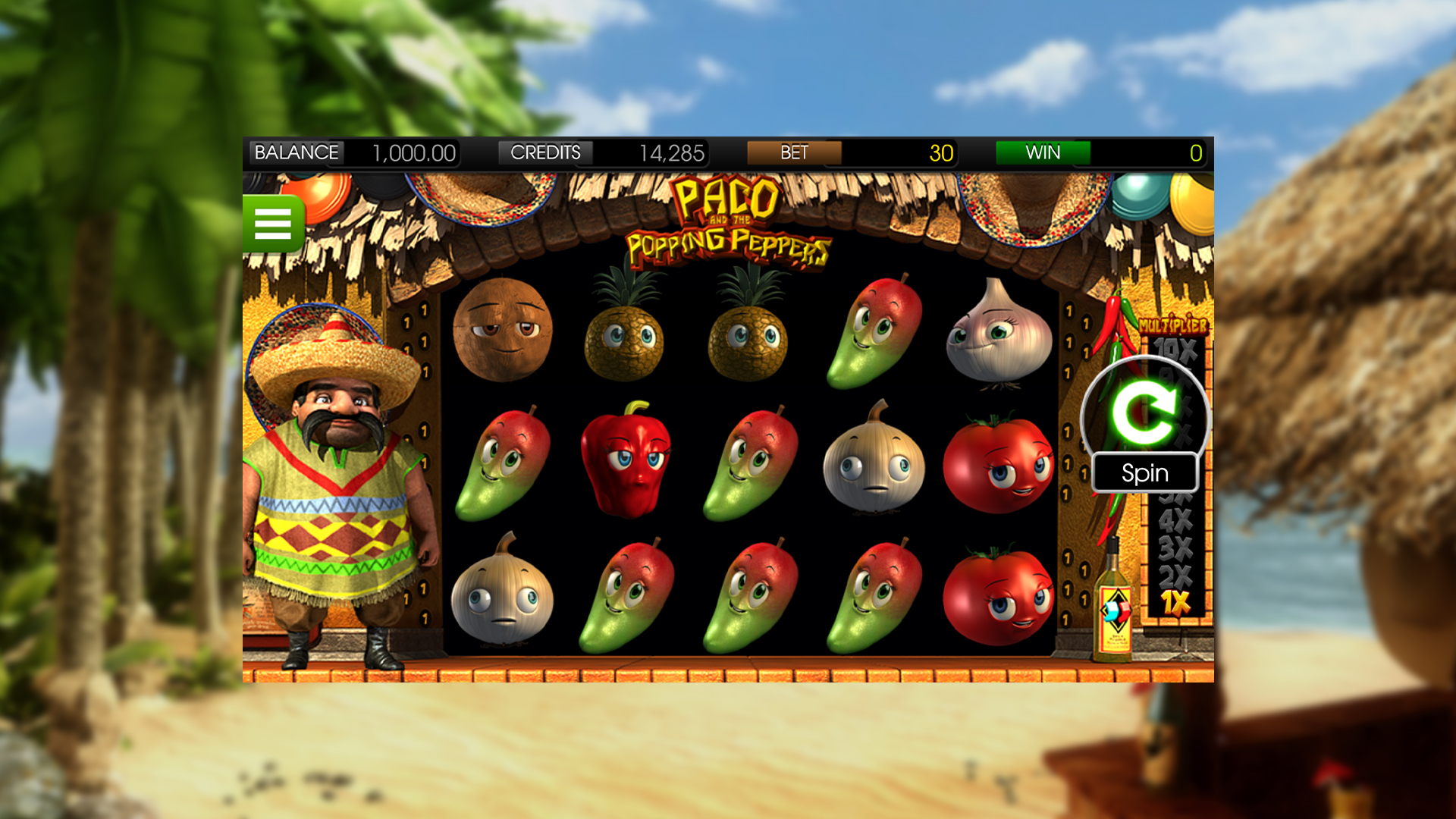 BetSoft Paco and the Popping Peppers Screenshot