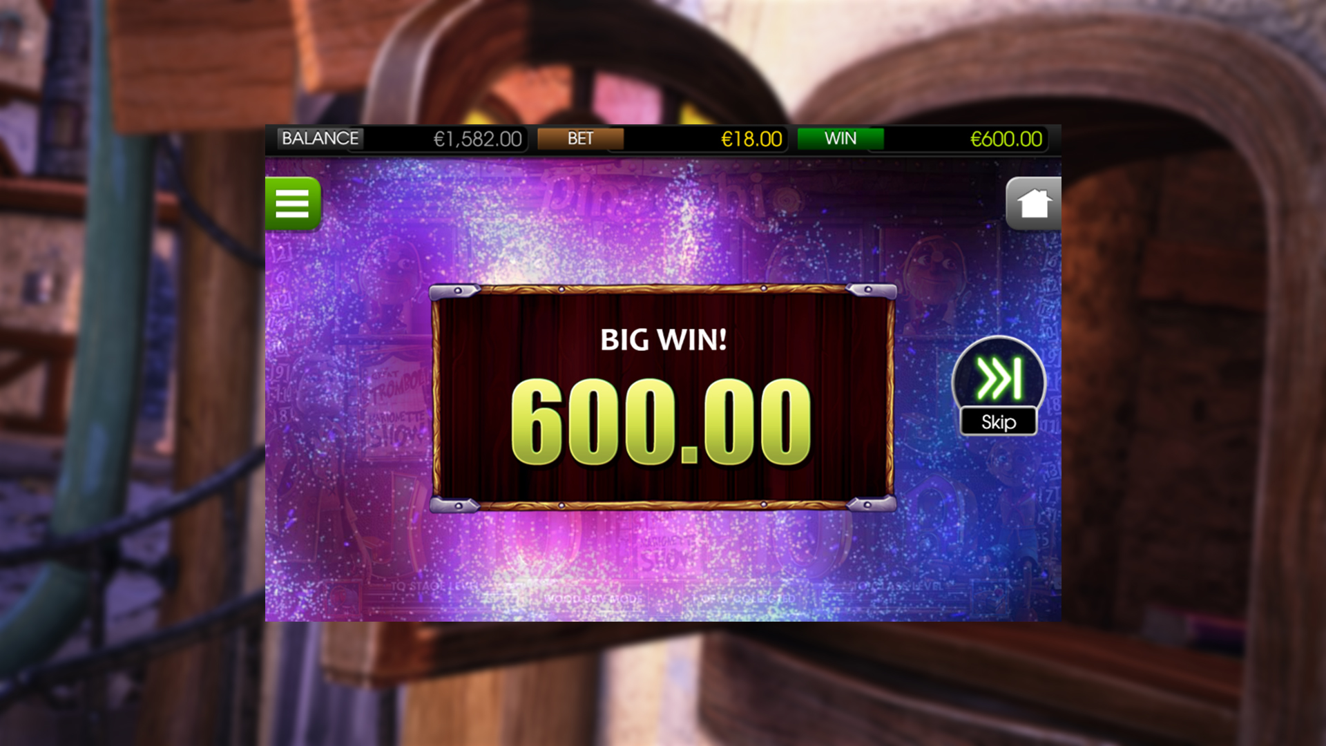 BetSoft Pinocchio Screenshot