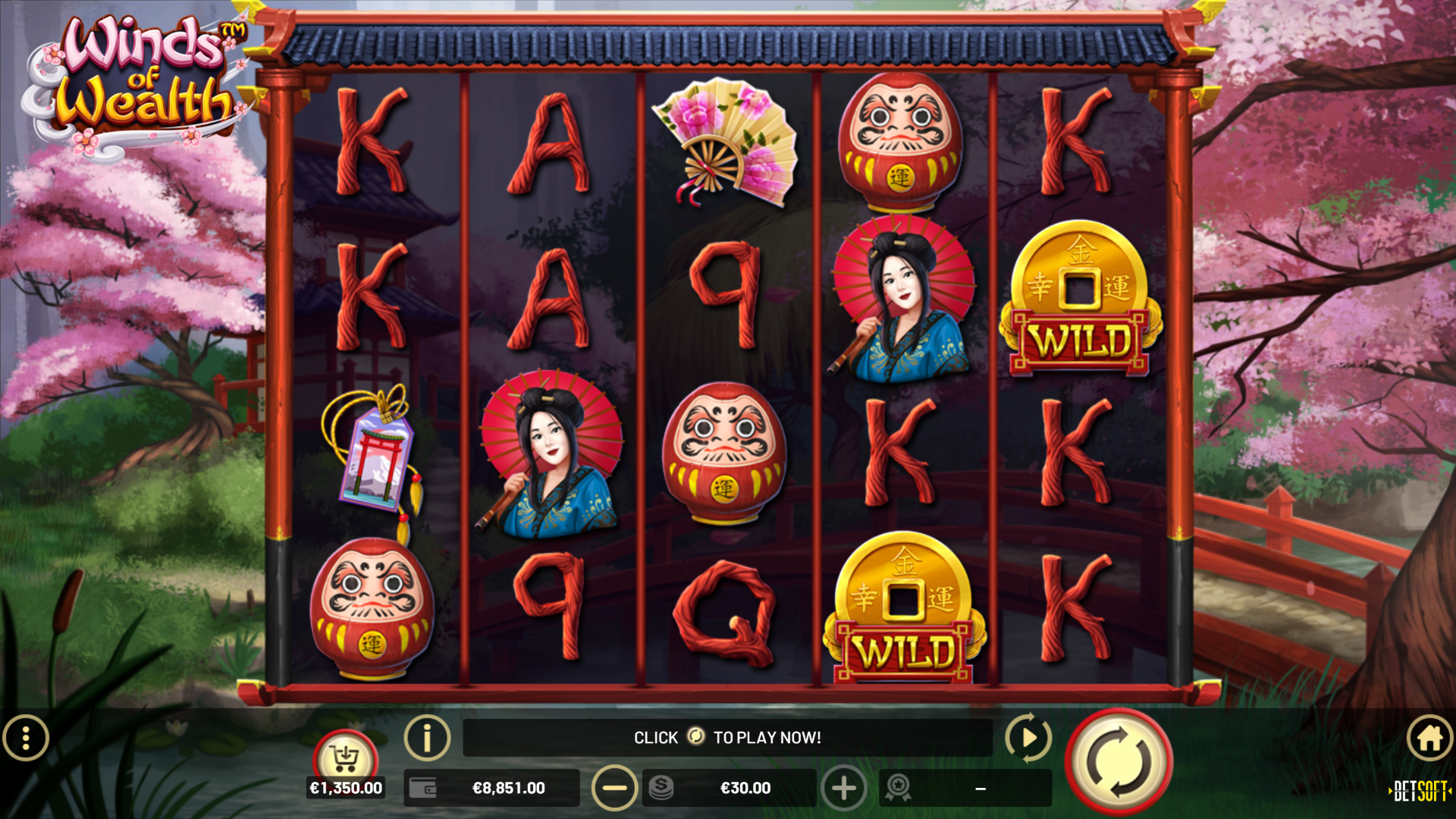BetSoft Winds of Wealth Screenshot