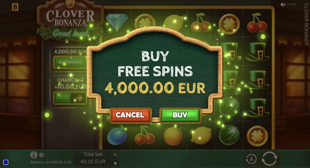 BG Clover Bonanza Screenshot