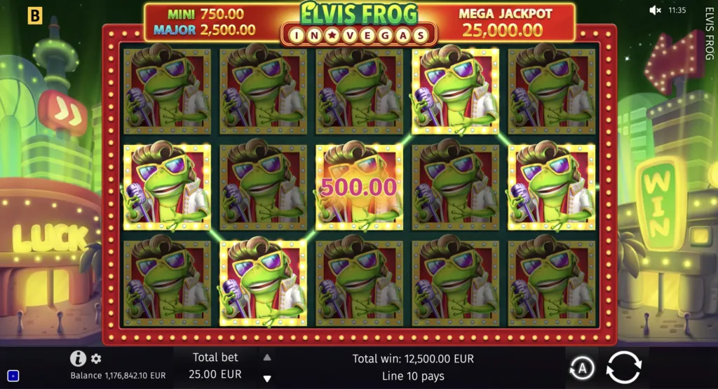 BG Elvis Frog Trueways Screenshot