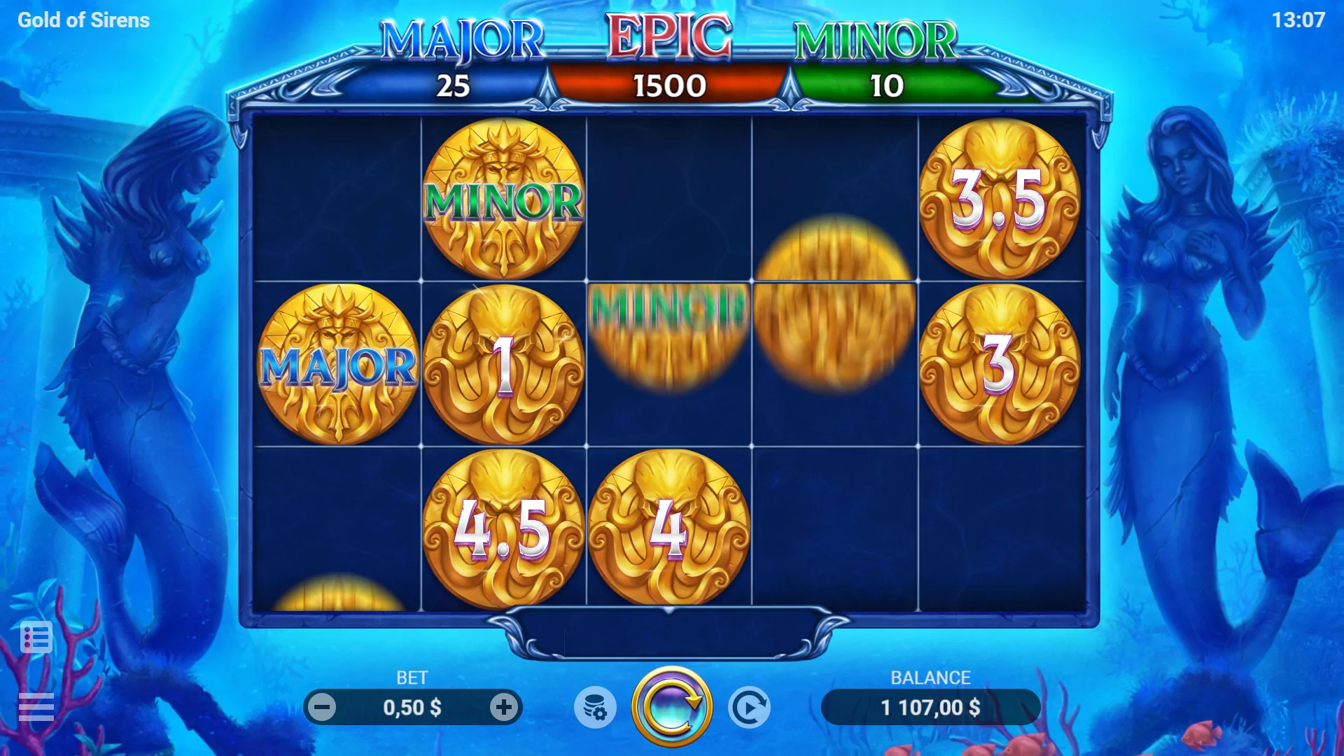 EVO Gold of Sirens Screenshot