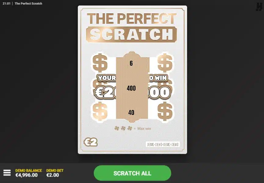 Hack The Perfect Scratch Screenshot