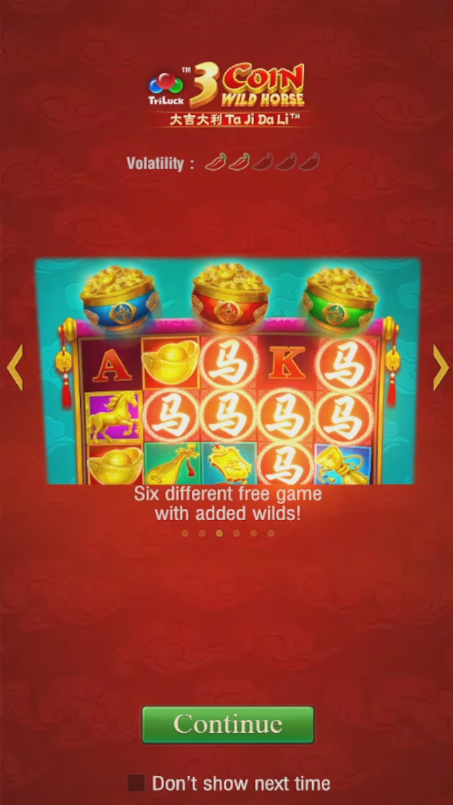 3 Coin Wild Horse Screenshot