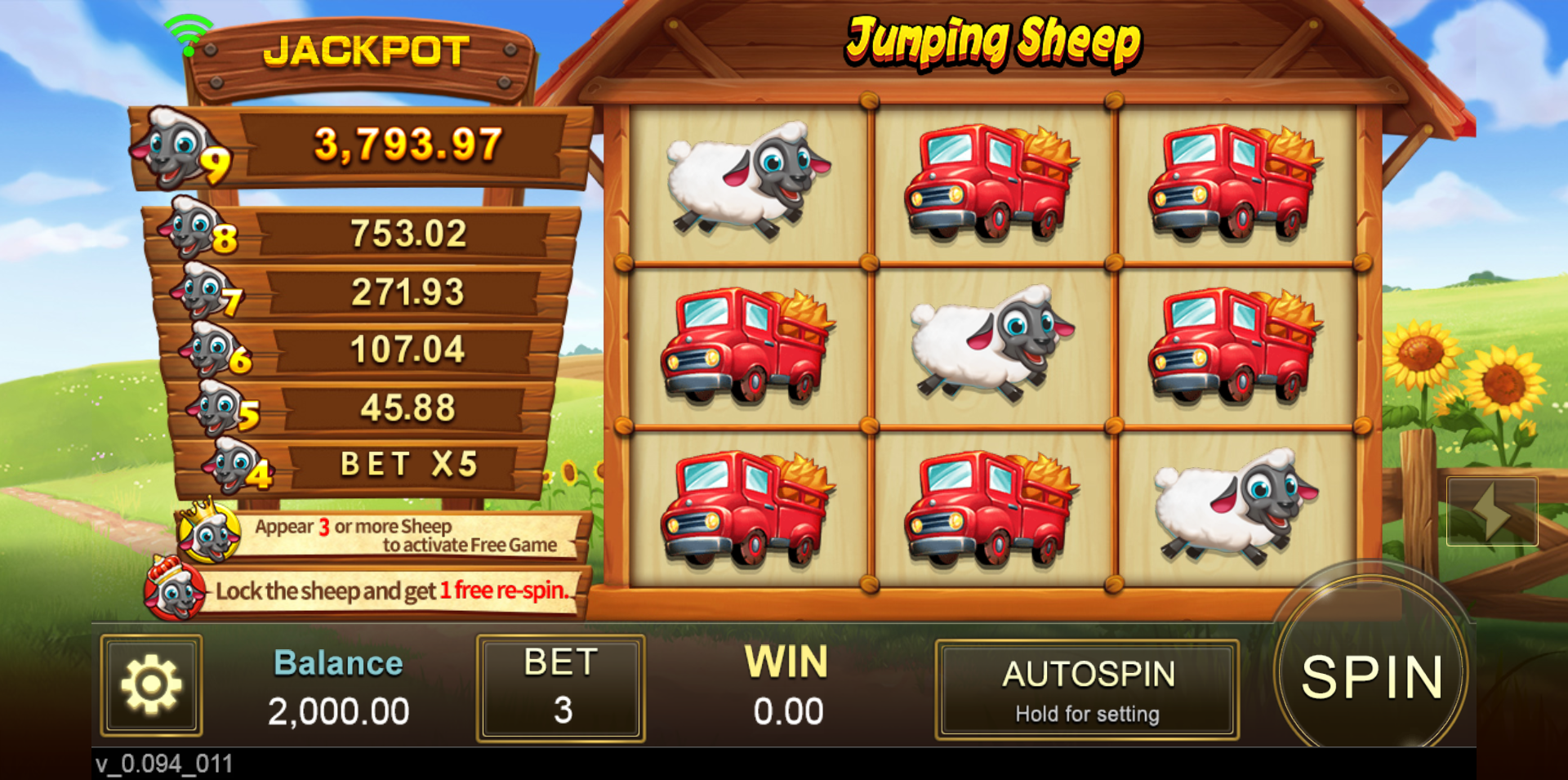 Jumping Sheep Screenshot