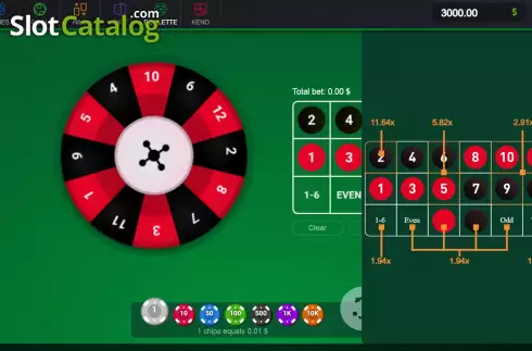 Mini Roulette Screenshot